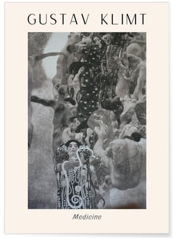 Affiche Gustav Klimt « Medicine » | A3 : 29,7x42cm