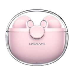 Ecouteurs Bluetooth Sans Fil 5.1 Son HiFi Couleur Macaron Autonomie 25h Rose YONIS