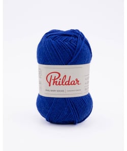 Pelote de Laine Mérino Phil Baby & Socks - Chaleur et Douceur pour Petits Pieds Pervenche Bleu