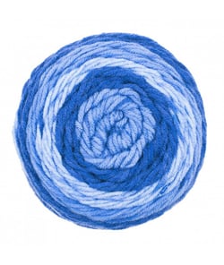Fil de Laine Lolly Pop 150 gr - Grundl - certifié Oeko-Tex 02 Bleu