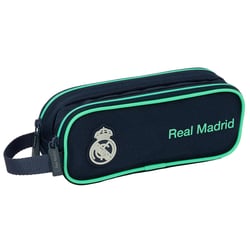 Trousse Real Madrid Vert 21 CM - 2 compartiments