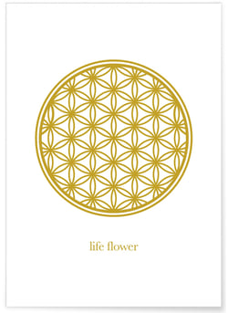 Affiche Fleur de vie | A3 : 29,7x42cm