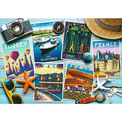 Puzzle 1000 pièces - Cartes Postales de Vacances - Trefl