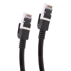 Force Power Câble Ethernet RJ45 Mâle vers RJ45 Mâle CAT 8 S/FTP 10m Noir