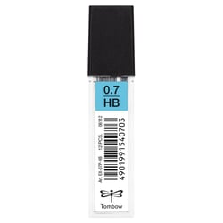 Mine de rechange pour porte-mine TOMBOW - 0,7 mm - Dureté HB - Lot de 12