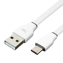 Avizar Câble USB vers USB Type C 3m charge et synchronisation rapide Blanc