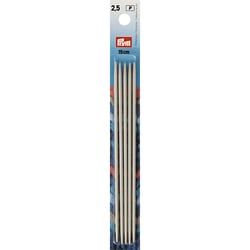 Aiguilles à tricoter double pointe 15cm en aluminium x 5