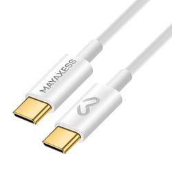 Mayaxess Câble de charge USB-C 1m pour Google Pixel 10 Pro Fold Blanc