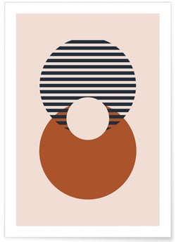 Affiche Abstract Figures 5 | A3 : 29,7x42cm