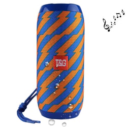 Enceinte Bluetooth Portable Haut-Parleur Stéréo MIC Intégré Appels Mains-Libres FM Bleu Foncé YONIS