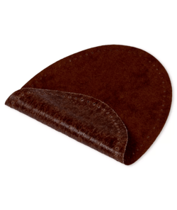 Lot de 2 Renforts imitation daim thermocollant 9,5 x 14,5 cm - Prym Brun Moyen