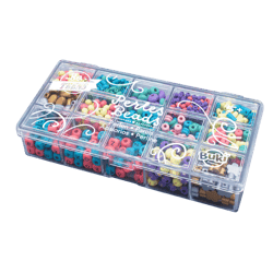 boite de perles en bois couleurs - Be teens - Rose
