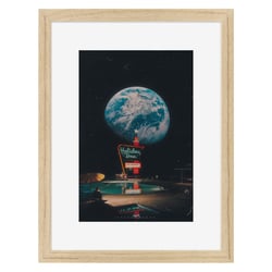 Image encadrée World 30x40 cm