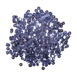 Paillettes bombées, 6mm ø, bleu moyen, boîte - 4000 pces