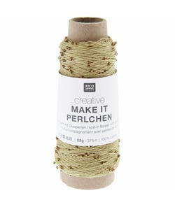 Fil complément Creative make it Perlchen - Rico Design 05 Or
