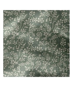 Tissu coton double gaze imprimé fleurs de 130 CM de largeur verttaznak vendu par 50 cm