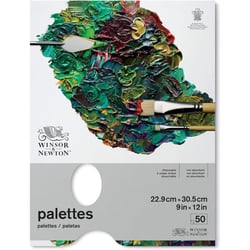 Palette pelable - Papier - Acrylique et huile - 22,9x30,5cm - 50 feuilles - Winsor & Newton