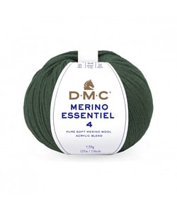 Pelote de laine Merino Essentiel 4 - DMC - Certifié Oeko-Tex 890 Vert