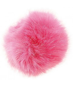 Pompons Premium Fausse Fourrure - 10cm de diamètre - Rico Design 7 Fuchsia