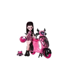 Scooter pour poupée Mattel Monster High Draculaura rose