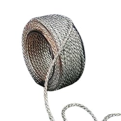 4 mètres de cordon, cordelette unie tressée décoration, scrapbooking couture 4 mm ARGENT