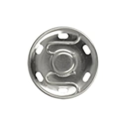 16 boutons pressions à coudre 7mm argent