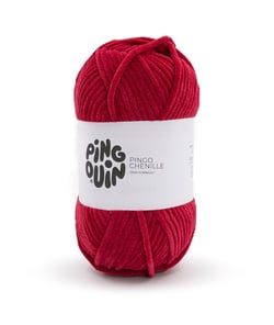Fil velours 100GR à tricoter PINGO CHENILLE - Pingouin - certifié Oeko-Tex BORDEAUX