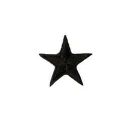 Ecusson thermocollant étoile noir 3cm