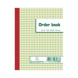 Orderbook ligné 13,5x10,5cm 50 feuillets triple autocopiant - x 10 - Exacompta