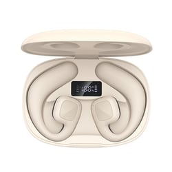 Ecouteurs Bluetooth Air Conduction Sans Fil Khaki Longue Autonomie IPX4 Vert YONIS