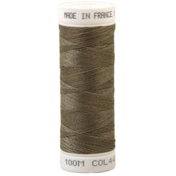 Fil à coudre polyester 100m made in France - marron tourbe 443