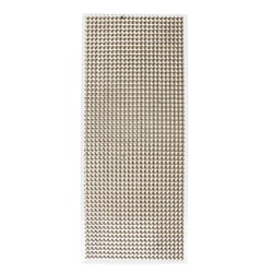 Stickers strass plat or en bande 0,4 cm