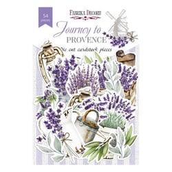 Die cuts formes décoratives scrapbooking Fabrika Décoru 54 pièces JOURNEY TO PROVENCE