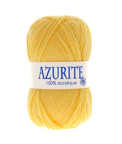 Pelote à tricoter AZURITE de Distrifil - Laissez votre créativité briller à petit prix ! - certifié Oeko-Tex 0030 Jaune