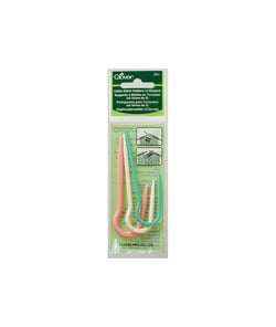 Set de 3 aiguilles à torsades en forme de U - Clover - L’outil indispensable pour des torsades parfaites en tricot ! Multicolore