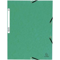 Chemise 3 Rabats Vert - Exacompta