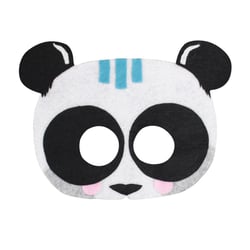 MégaCréa DIY - Masque enfant feutrine panda 20,5 x 14,5 cm