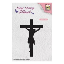 Tampon transparent scrapbooking Nellie's choice CROIX 058