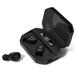 Écouteurs Bluetooth Sans Fil 5.0 Affichage Tactile Son Clair Longue Autonomie Noir YONIS