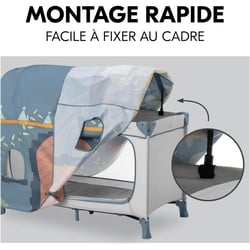 Tente pour lit de voyage Palace - Hauck - Orange
