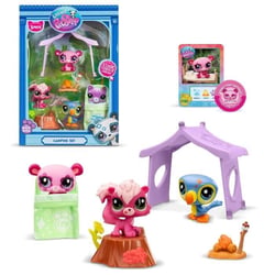 Pack a theme 3 Pets - Littlest Pet Shop Camping - Animaux et accessoires