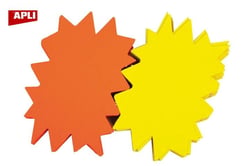 25 Eclates Fluo Jaune/Ora 16X24Cm 780G