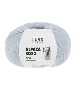 Pelote de laine Alpaca Soxx 6-PLY - 150GR - Lang Yarns 0020 Bleu Clair
