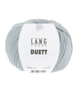 Fil à crocheter 100% Coton DUETT - Lang Yarns 23 Bleu