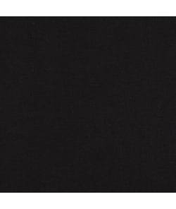 TISSU 100% COTON UNI de 150 cm de largeur Noir vendu par 50 cm