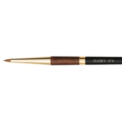 Pinceau - Repiqué - Aquarelle - Isabey - Martre Kolinsky Pure - 6229i - N°6 - Fibres naturelles