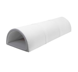 Tunnel de jeu souple 3 éléments blanc gris blanc