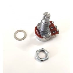 1 Mini Potentiomètres Alpha 250 Ko Audio axe fendu 6/8 mm, Filetage métrique