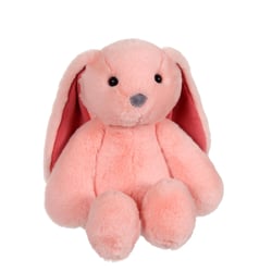 Peluche - Peluche Lapin Trendy Bunny Rose Poudré - 28 cm