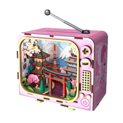 Puzzle 3D TV Sous Mont Fuji - NOOKLAND